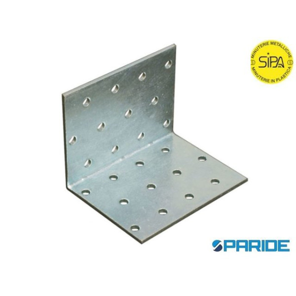 PIASTRA AD ANGOLO 626 100X100 MM L 80 MM SP 2,5 MM...