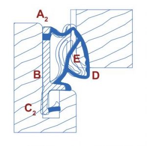 10 X 10mm/10 X 15mm Paraspifferi E Guarnizioni Finestre Porte Legno - Foto 8