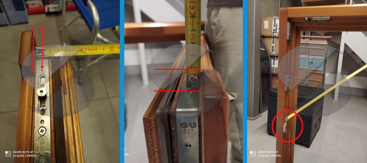 ferramenta per infissi in legno