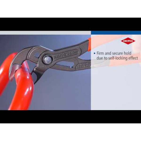 PINZA REGOLABILE COBRA 87 01 250 PER TUBI E DADI KNIPEX