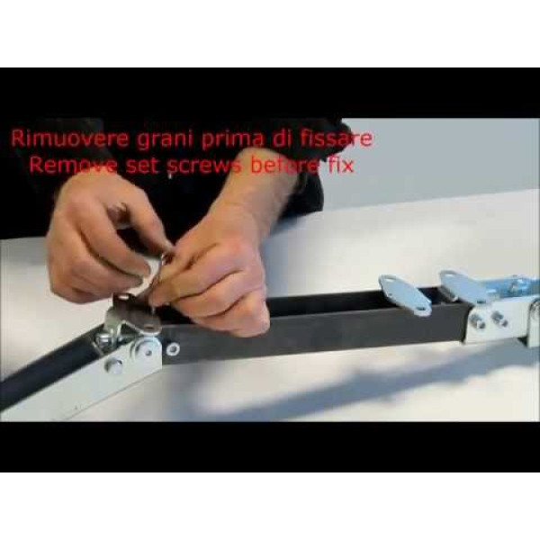 KIT BI-FOLDING CON CARDINE PER TUBOLARE QUADRO 50 MM KC7101 360 FAC