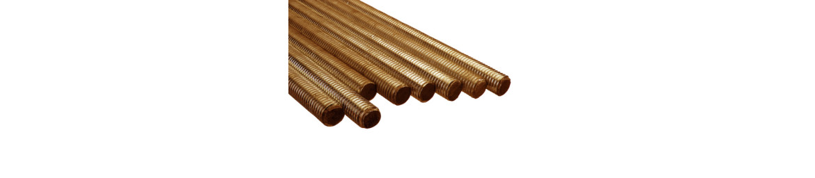 BARRE FILETTATE OTTONE
