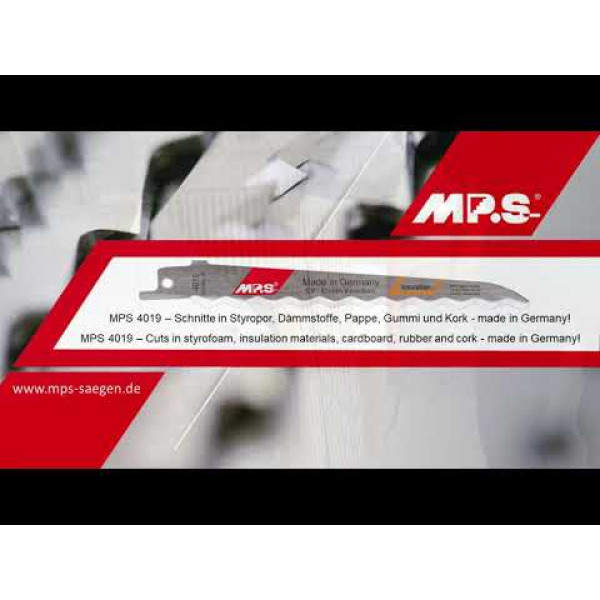 LAMA SEGHE A GATTUCCIO L 130 MM 4019 MPS PER MATERIALI ISOLANTI CF 2 PZ