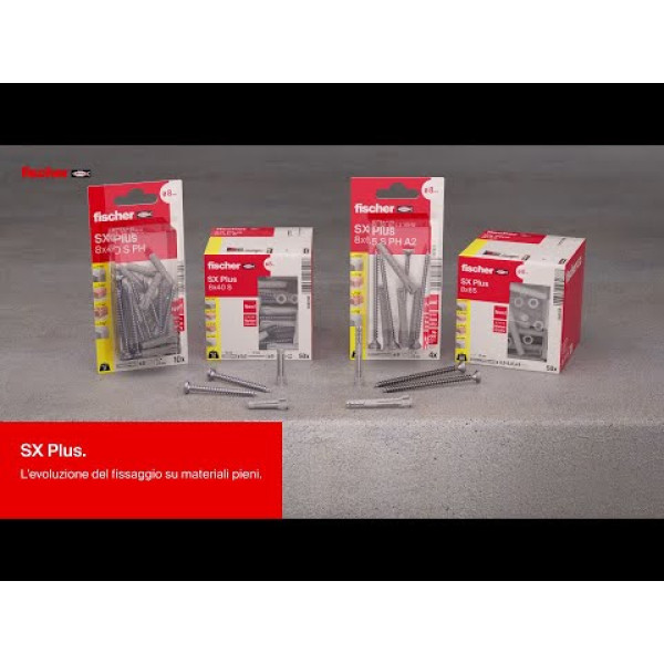 PROPACK TASSELLO SX PLUS 6X30 MM CON VITE TESTA PIANA SVASATA E PUNTA 200 PZ