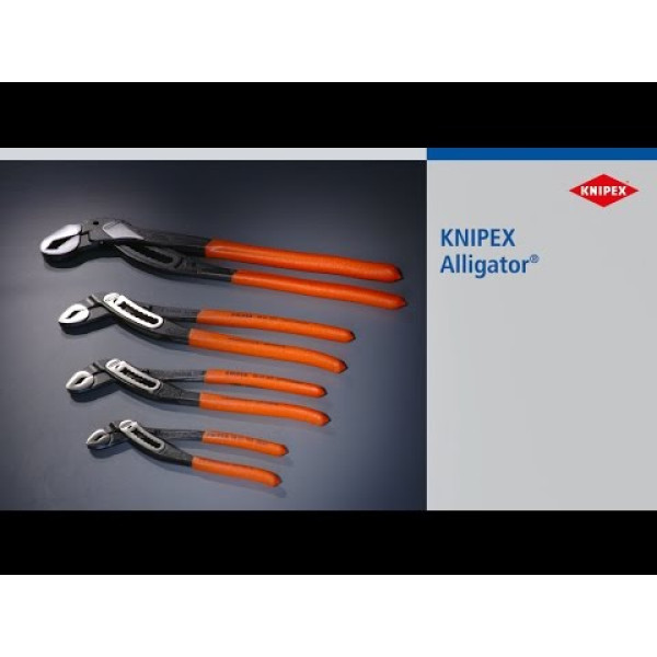 PINZA REGOLABILE ALLIGATOR 88 01 300 PER TUBI E DADI KNIPEX