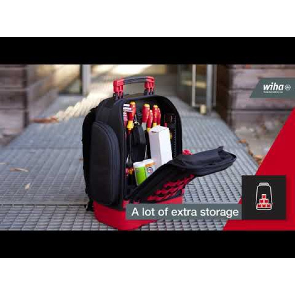 ZAINO PORTA UTENSILI ELECTRIC 45528 WIHA 27 PZ