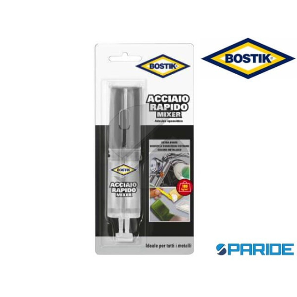 ADESIVO BOSTIK ACCIAIO RAPIDO MIXER 24 ML