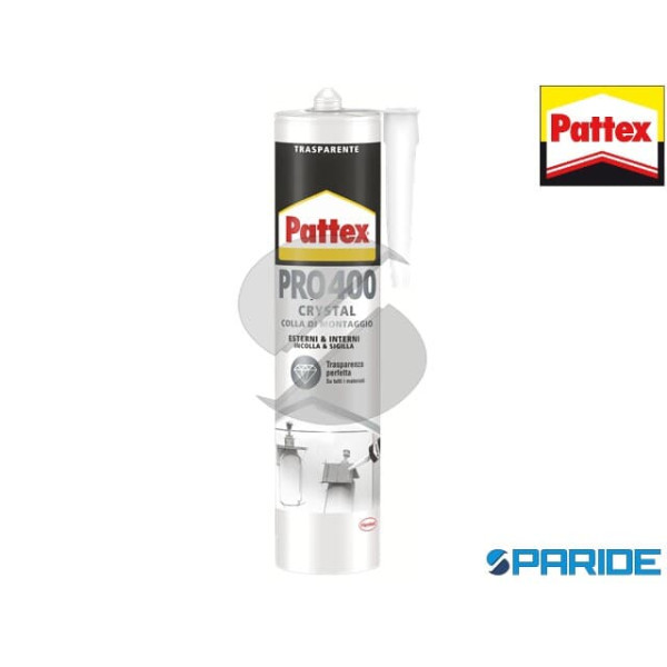 ADESIVO DI MONTAGGIO PATTEX PRO 400 CRYSTAL 290 GR