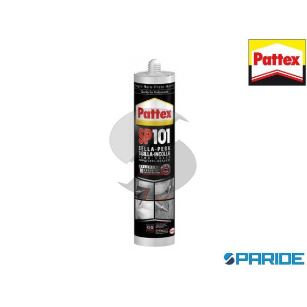 ADESIVO SIGILLANTE PATTEX SP101 NERO 280 ML POLIME...