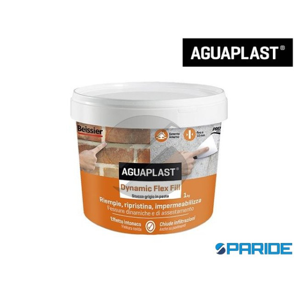 Aguaplast Woodfiller 1 kg Stucco fibrato pronto all'uso per riempire buchi  e crepe su legno in mano unica senza ritiro. Colore Noce scuro : :  Fai da te