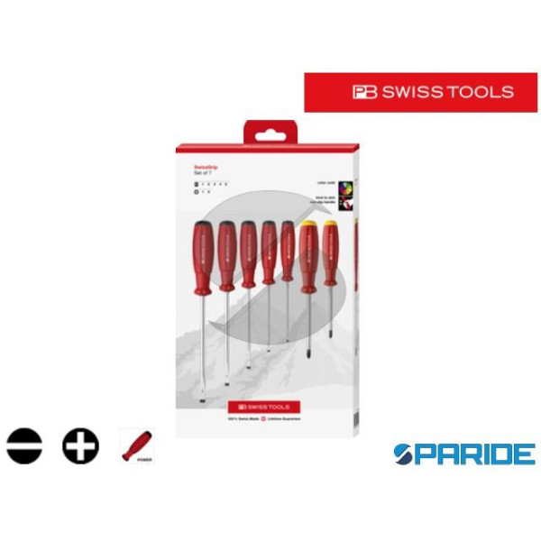 ASSORTIMENTO CACCIAVITI SWISSGRIP PB 8250 CBB SWIS...