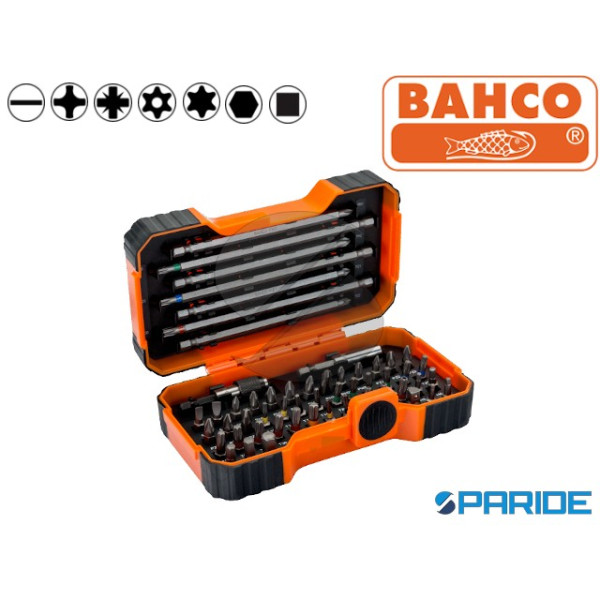 ASSORTIMENTO INSERTI 1\4 54 PZ 59\S54BC BAHCO