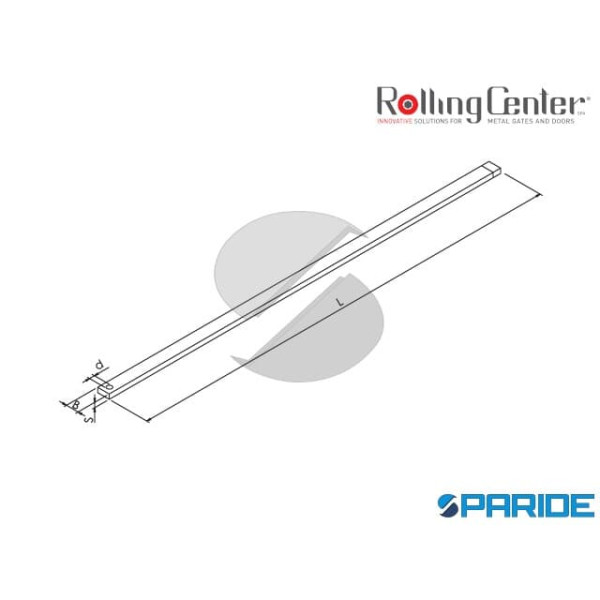 ASTA SUPERIORE 82 PER PORTONE ROLLING CENTER
