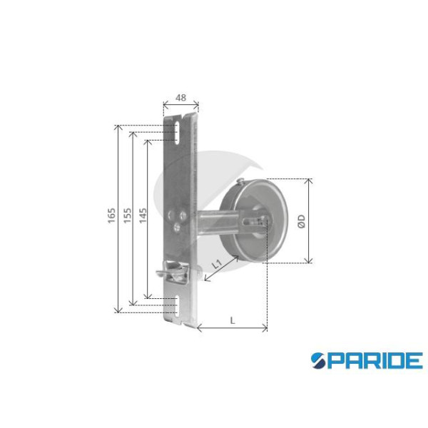 AVVOLGITORE INTERASSE VARIABILE 145 155 165 MM 4 M...