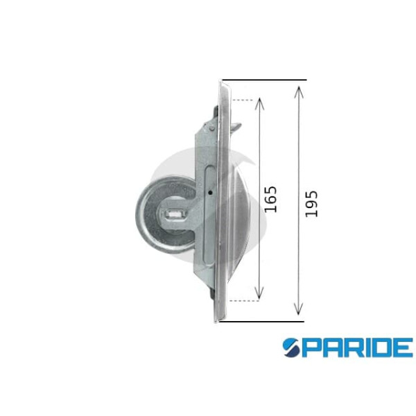 AVVOLGITORE SEMINCASSO ABS M 9 I 165 CON PLACCA