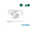 BANDELLA A SBALZO 8224 CM35 T12 ROTONDA OMAD NERA