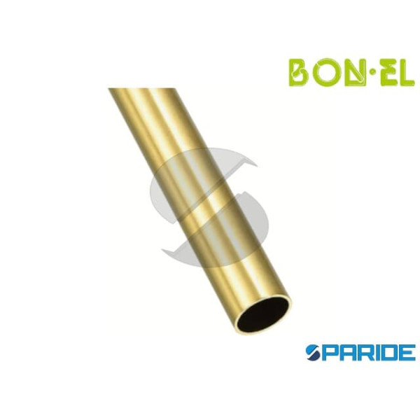 BARRA TUBOLARE D 30 MM L 3 MT IN OTTONE SATINATO