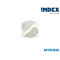 BASE ADESIVA PER FASCETTE 19X19 MM BIANCA INDEX