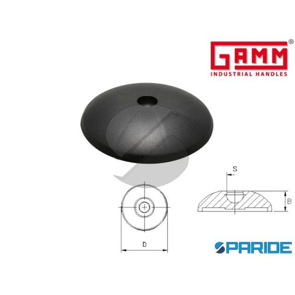 BASE PIEDE SNODATO D 40 MM PRS\40