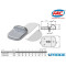 BATTENTE A TERRA 146P CON PIASTRA PER CANCELLO FAC VC5103090