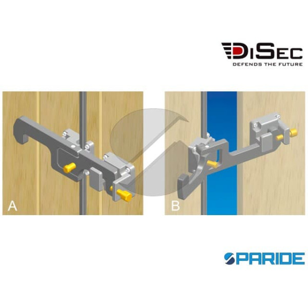 BLOCCA PERSIANE NERO SUPERBLOCK SP01 DISEC PER SCURI