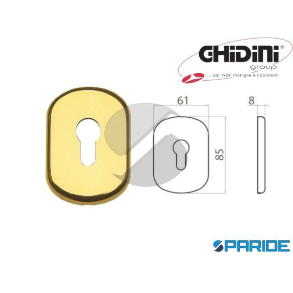 BOCCHETTA GHIBLI 62X86 FORO YALE GHIDINI OTTONE LU...