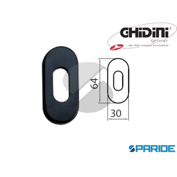 BOCCHETTA OVALE FORO OVALE MINNY NYLON GRIGIA 8894...