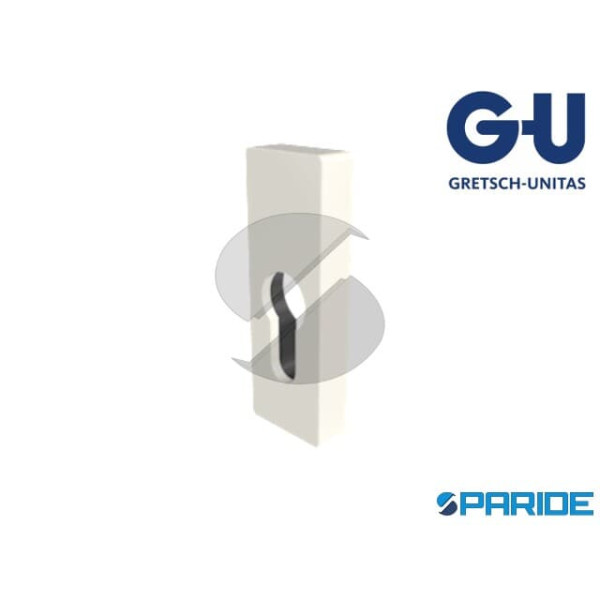 BOCCHETTA RETTANGOLARE FORO YALE BIANCA K-17205-02...