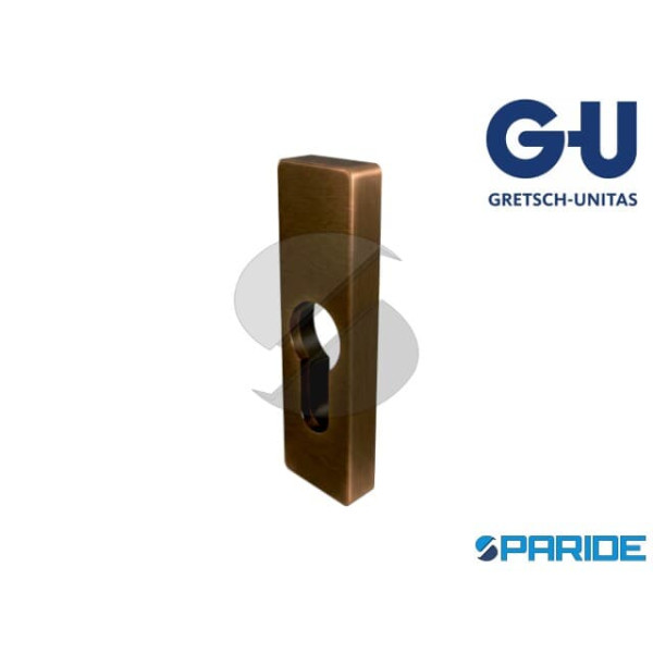 BOCCHETTA RETTANGOLARE FORO YALE BRONZO 9-32407-02...