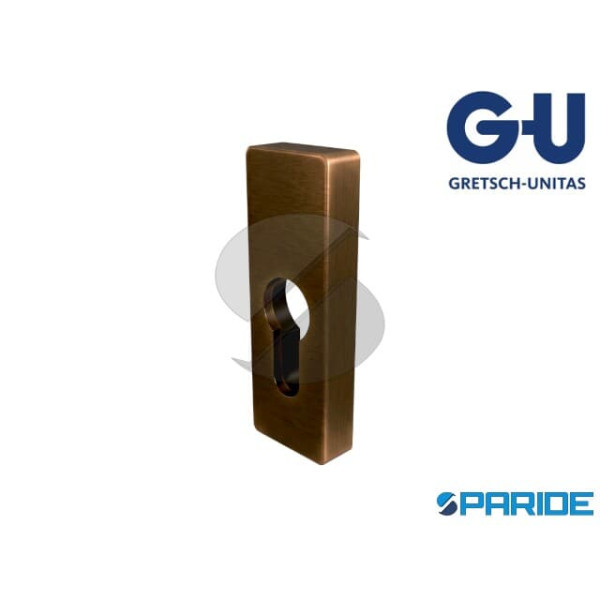 BOCCHETTA RETTANGOLARE FORO YALE BRONZO K-17205-02...