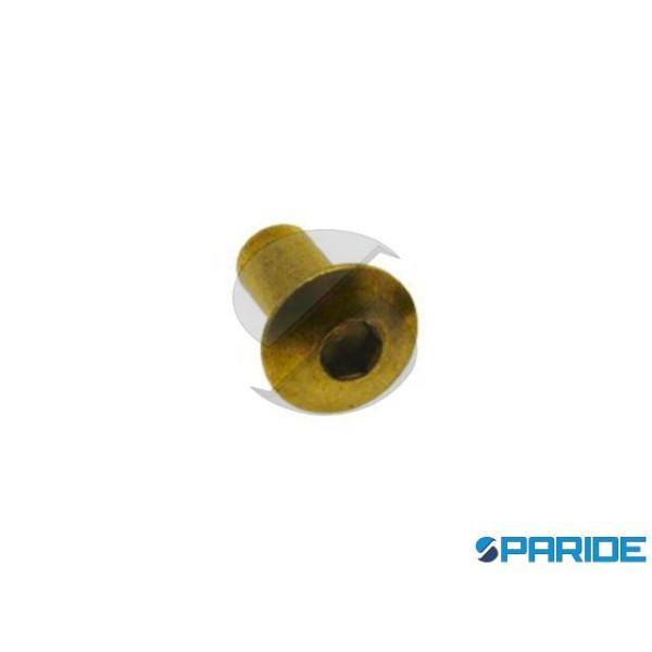 BORCHIA CON ESAGONO M5 D 12 MM OTTONE 663305