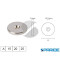 BOTTONE MAGNETICO 20X3 CON FORO SUD VAREC
