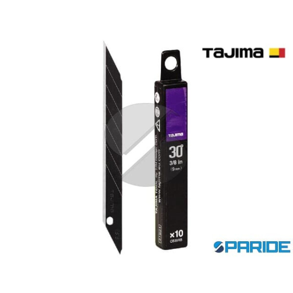 BOX DA 10 LAME 9 MM RAZAR BLACK LCB-39RB TAJIMA