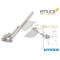 BRACCETTO NSDX 1234107 DX PER PENSILI SENZA FERMATA NICHELATO EMUCA
