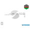 BRACCIO CERNIERA A-B SUPERIORE DT 52702 MAICO LEGNO