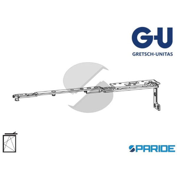 BRACCIO FORBICE A-R DX 421-750 6-37012-31-R-1 GU BATTUTA 24 INTERASSE 9