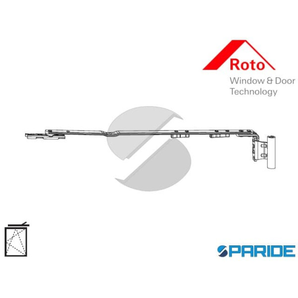 BRACCIO FORBICE LBB 411-600 DX 787308 ROTO NX B20 ...