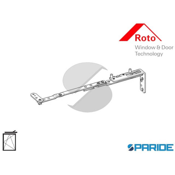 BRACCIO FORBICE PB 24 SX 385393 LBB 801-1400 ROTO ...