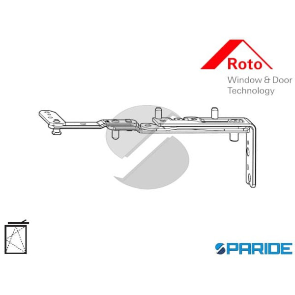 BRACCIO FORBICE PB 24 SX 563735 ROTO NT DESIGNO