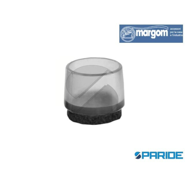 CALZANTE 18 MM IN PVC TRASPARENTE CON FELTRO MARGO...