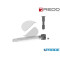 CARDINE A MURARE I 25 721 REDD M10 D8 REGOLABILE NERO