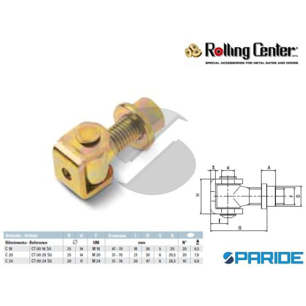 CARDINE A SALDARE C18 ROLLING CENTER