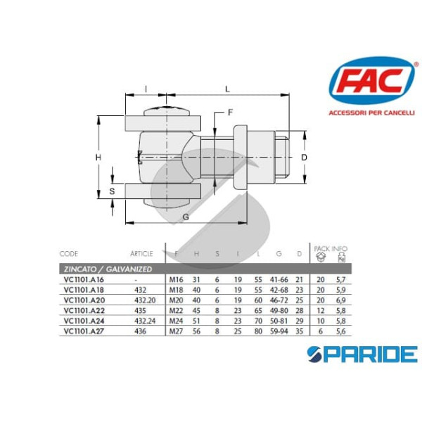 CARDINE A SALDARE M22 435 FAC VC1101A22