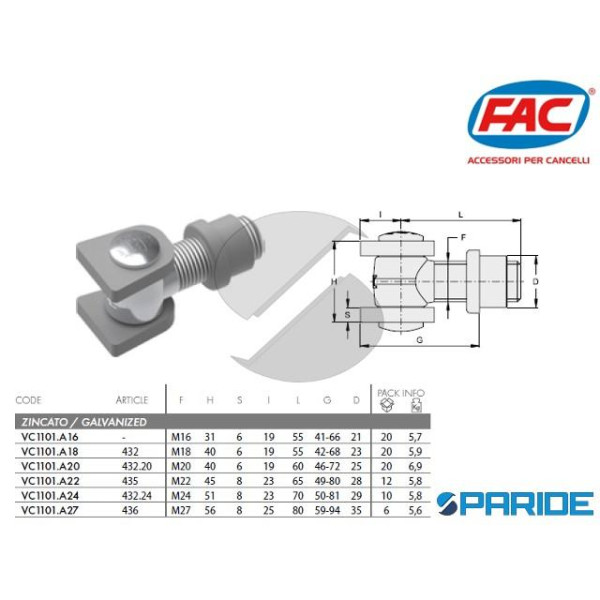 CARDINE A SALDARE M27 436 FAC VC1101A27