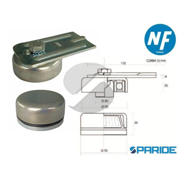 CARDINE A SALDARE REGOLABILE PIVOTTO 888 NOVA-FERR