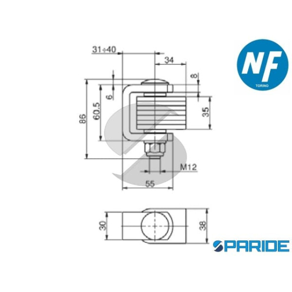 CARDINE REGOLABILE A CAVALLOTTO 887 NOVA-FERR