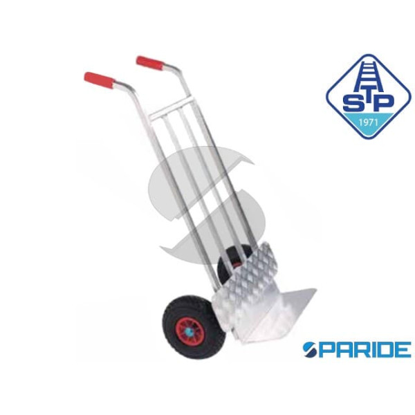 CARRELLO ALLUMINIO A 2 RUOTE PORTATA KG 200 STP