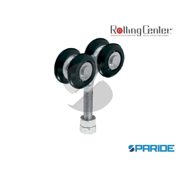 CARRELLO MEDIO 4RBZN A 4 RUOTE CON PERNO ROLLING C...