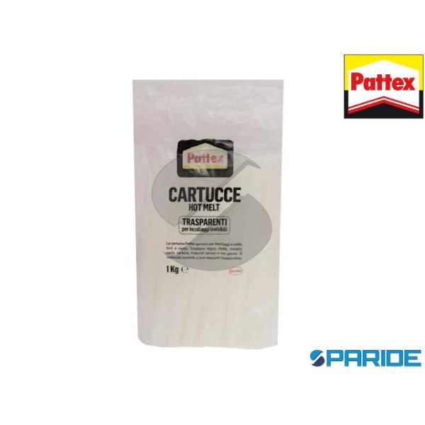 CARTUCCE HOTMELT TRASPARENTI 1KG PATTEX