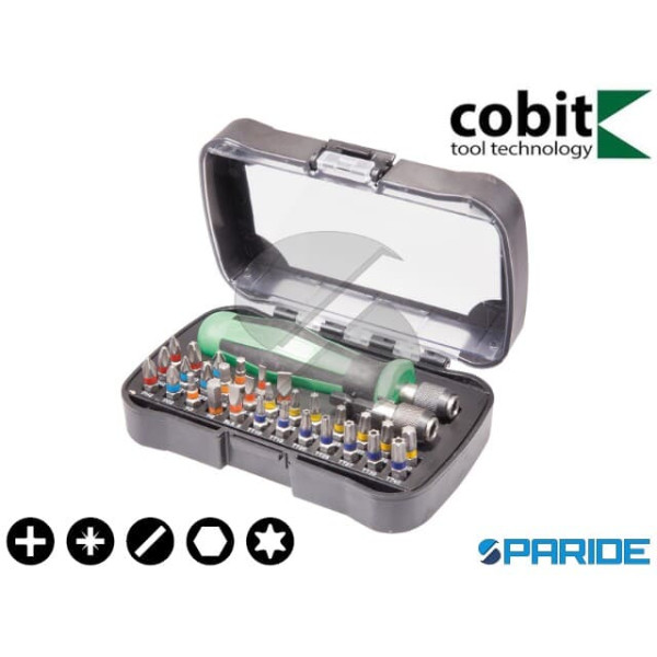 CASSETTA INSERTI 1\4 C 6,3 L 25 MM COBIT 32 PZ